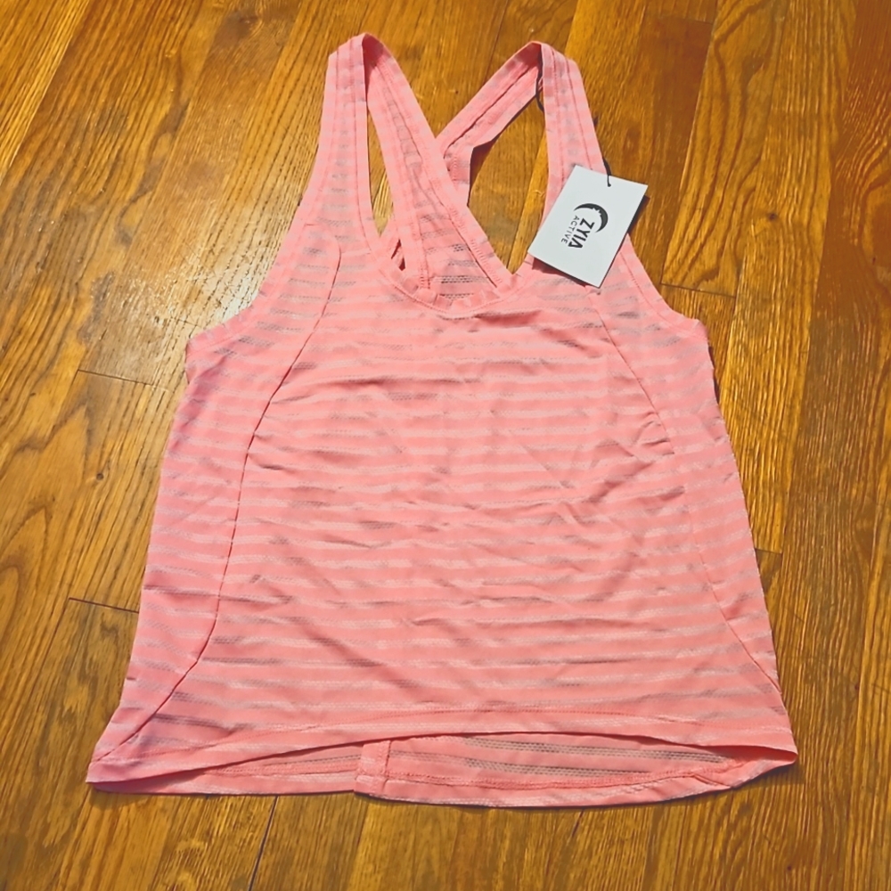 Brand new ziya split back tank top